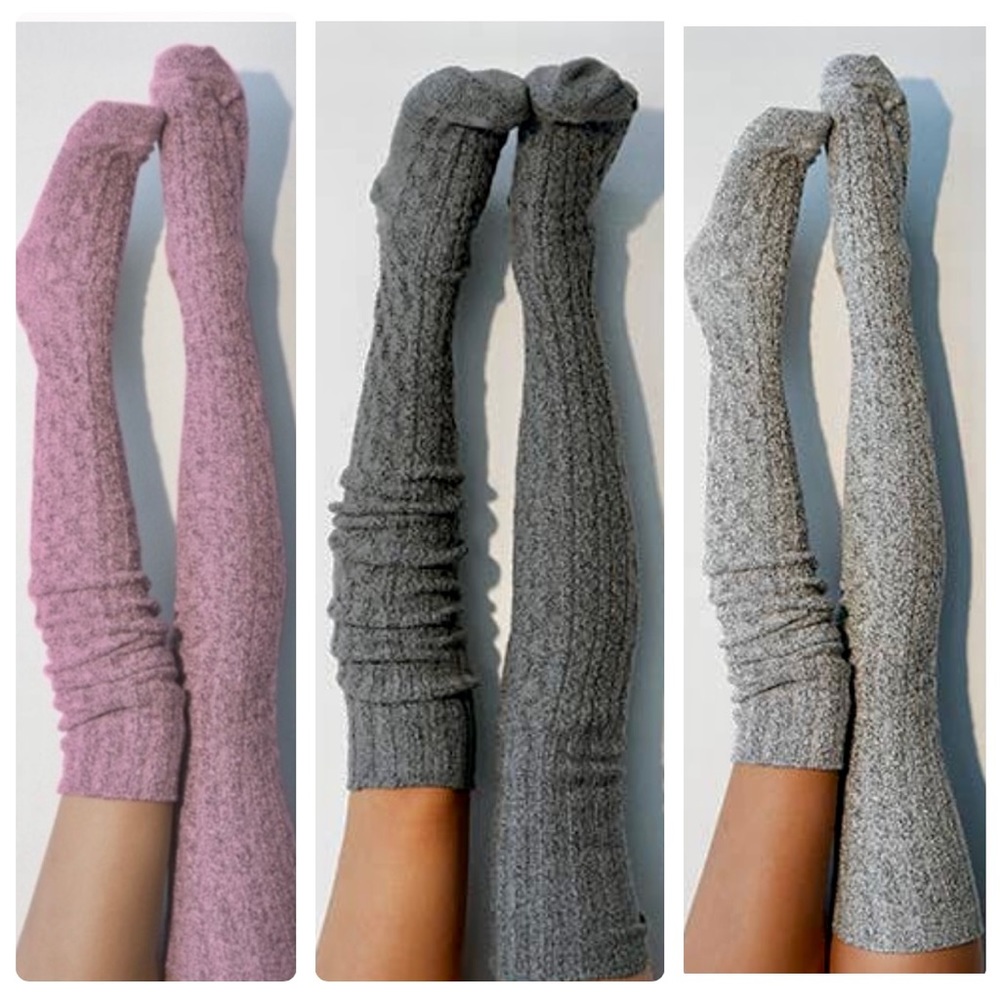 LAST SAGE⭐️ SAGE Cable Knit Thigh High Socks - Picture 7 of 14